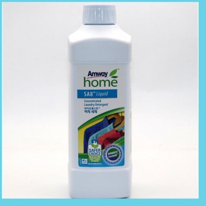암웨이 SA8 바이오퀘스트 액체 세탁세제 1L, 1개
