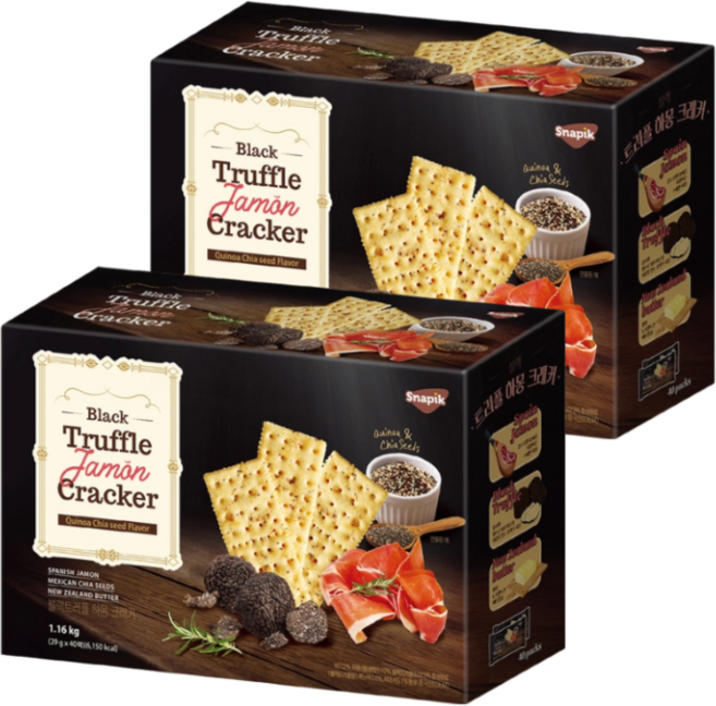 Snapik 트러플 크래커 1.16kg, 29g, 2개