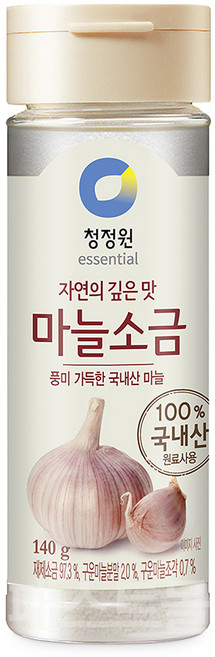 청정원 마늘소금, 140g, 1개