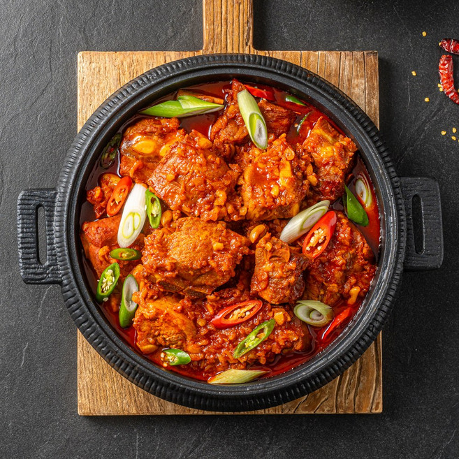 고기중독 왕십리 매운돼지갈비찜, 2개, 800g
