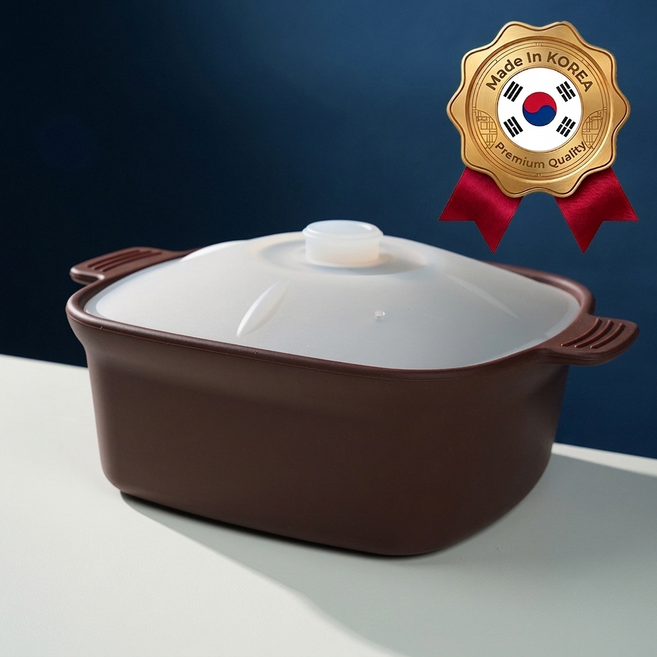 소노리떼 국산 실리콘 냄비 전자레인지 라면용기 대형 계란찜기 1200ml, 1개, 초코브라운