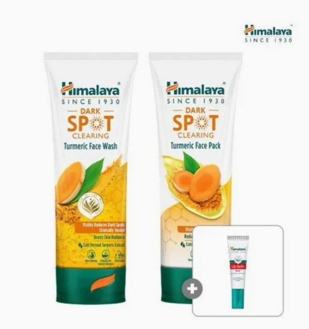 히말라야 [히말라야] 다크스팟 페이스 워시 100ml+다크스팟 팩 100ml + (미니립밤 5g), 1세트 - 쿠팡