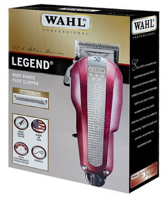 華爾頂級有線電剪 紅色五星 捲尼電剪刀頭, 華爾紅色有線電剪8147