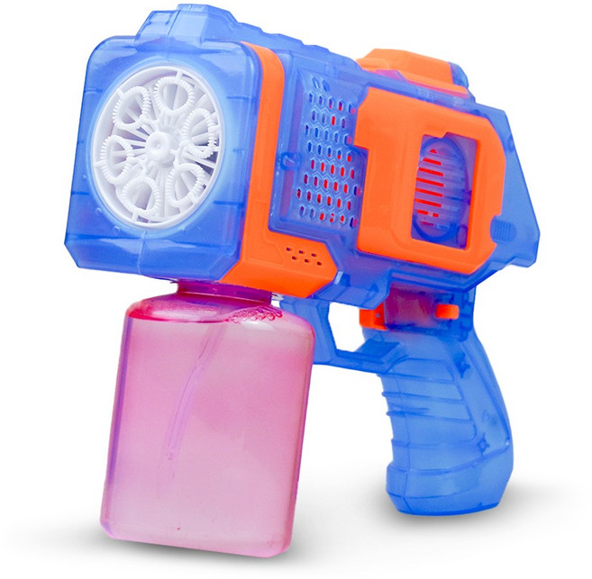 토이토 6홀 터보 버블 자동 비눗방울 버블건 비누방울, 블루, 1개