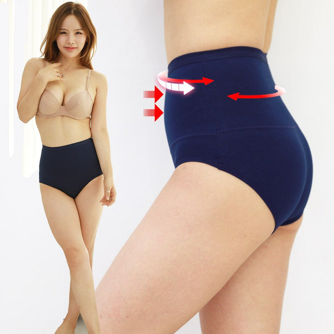 이너퀸 뱃살보정 면복부거들팬티 7710