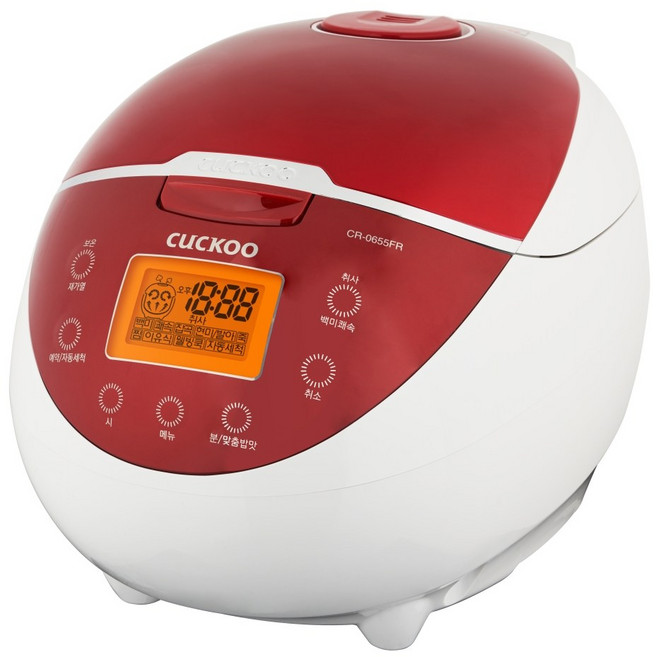 쿠쿠 전기보온밥솥 CR-0655FR 6인용 레드