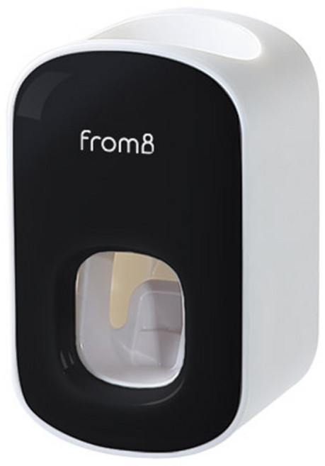 프롬비 에코 자동 치약 짜개, 1개, 블랙