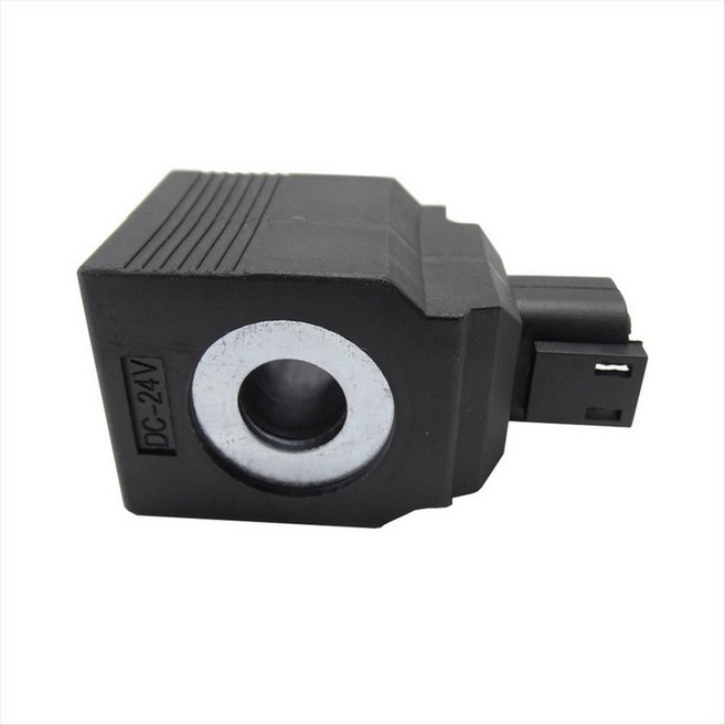 24V 솔레노이드 밸브 코일 25/221263 717/20309 JCB 휠 436 426E 436E 456 426 로더 굴삭기 JS145LC JS115 JS330, 검은색