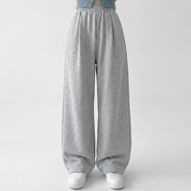 엠제이스타 당일발송 남녀공용 오리지널 원턱 와이드 스웨트 팬츠 트레이닝 빅사이즈 바지 4컬러 S~2XL