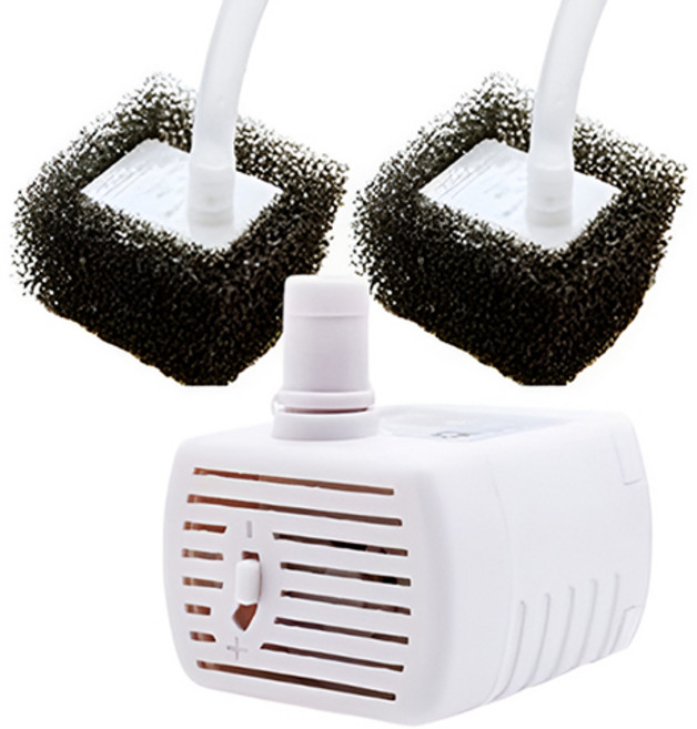 몽치리펫 고양이정수기 저소음 수중모터 DC5V +실리콘호스 +전용 숯 필터 2묶음, 1세트