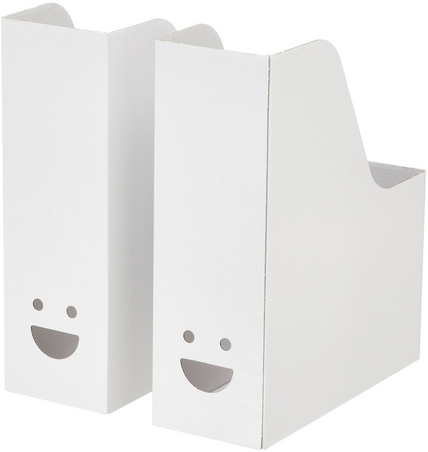 이케아 샤바 파일꽂이 서류정리함 종이 2p, 화이트, 1세트, 504.975.02