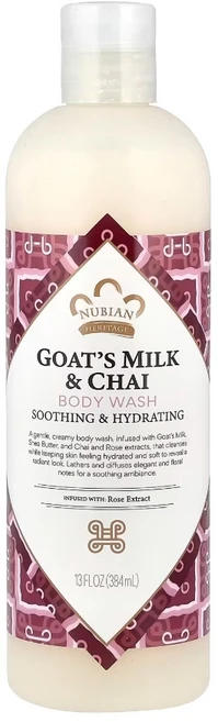 누비안 헤리티지 바디 워시 고트 밀크 염소유 차이 384ml - 쿠팡