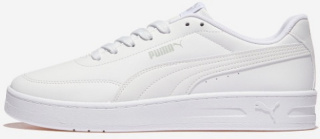 [ABC마트 신구로NC점] 푸마/코트 클래식 클린_PKI40222302_PUMA White-Cool Light Gray_남녀공용