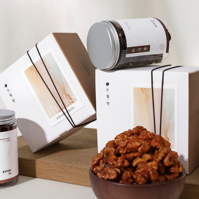 꿀 호두강정 호두정과 명절 선물 회사 답례품, 1개