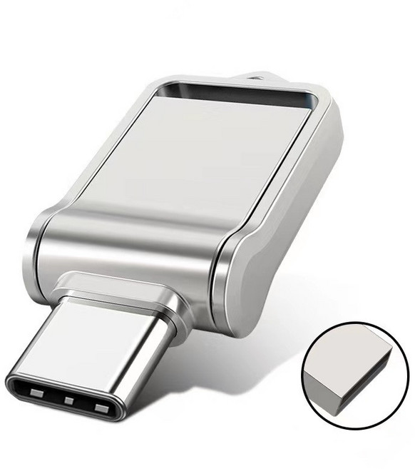 2IN1 USB3.0 초미니 외장메모리 C타입 핸드폰 OTG USB메모리, 1개, 128GB