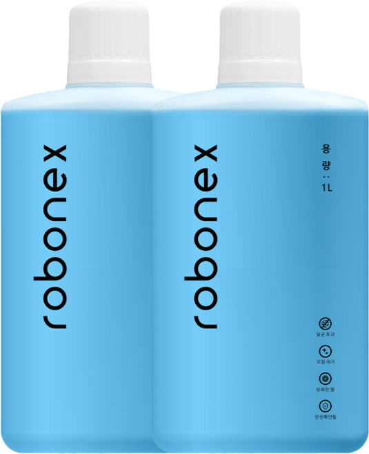 로보락 호환 세제 로봇청소기 클리너 세척액 1L 다이너 컴퍼니, 2개