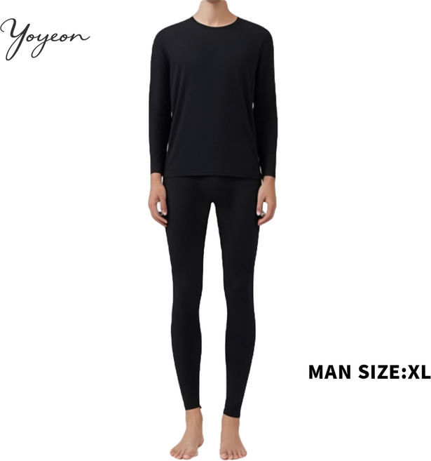 남녀 히트텍 겨울용 따뜻한 발열내의 보온내복 상하세트