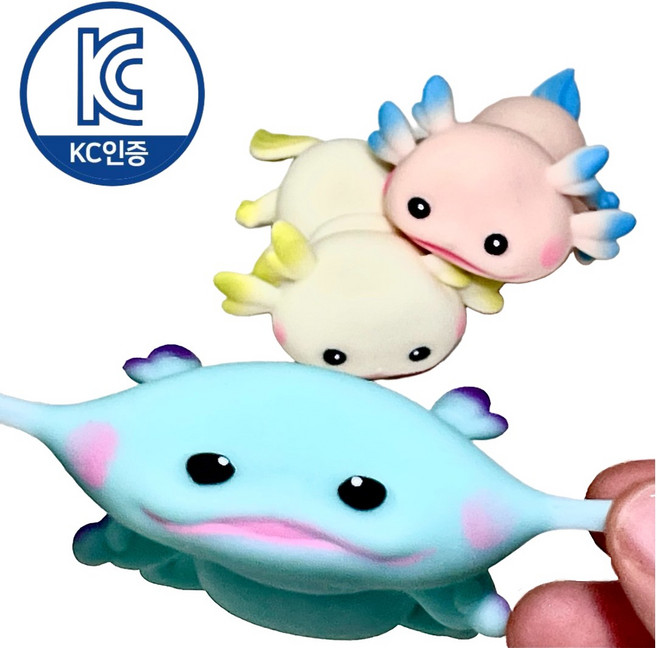 그루폴 말랑이 스트레스 해소 스퀴시, 1개, 57g, 무우화이트