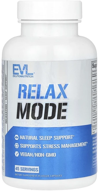 EVLution Nutrition RelaxMode 베지 캡슐 45정, EVLutionNutritionRelaxMode베, 1개 - 쿠팡