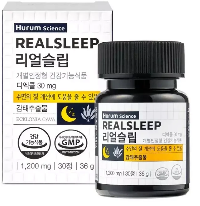 휴럼사이언스 리얼슬립 (1200mg×30정), 1박스