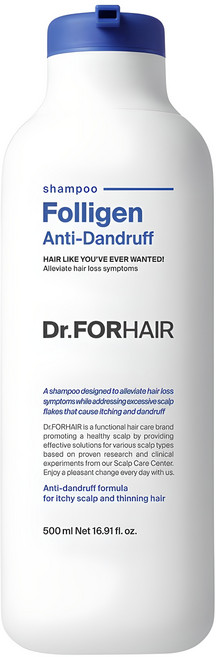 닥터포헤어 폴리젠 비듬 개선 샴푸, 500ml, 1개