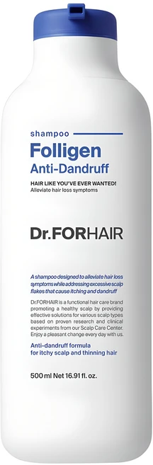 닥터포헤어 폴리젠 비듬 개선 샴푸, 500ml, 1개 - 쿠팡