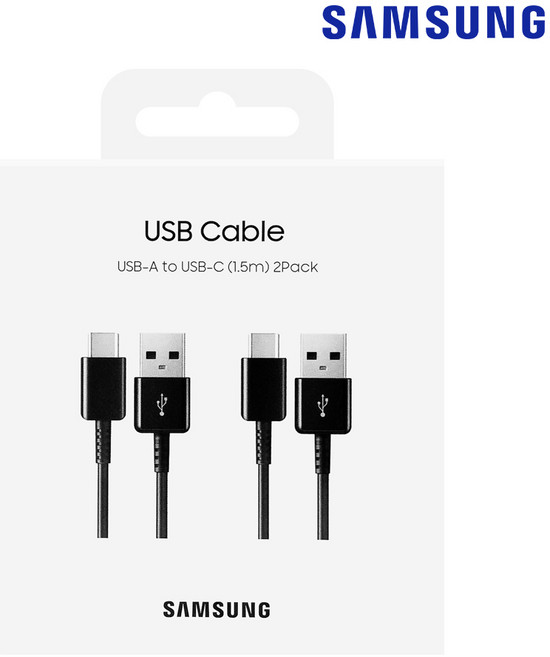 삼성 C타입 고속 충전 케이블 2팩 EP-DG930MBKGKR, 1.5m, 2개