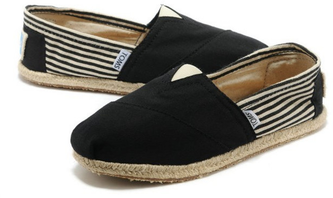 탐스 클래식 캔버스 그트라이프 슬립온 남여공용