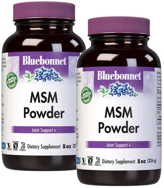 BlueBonnet MSM 블루보넷 식이유황 226g 2팩, 2개