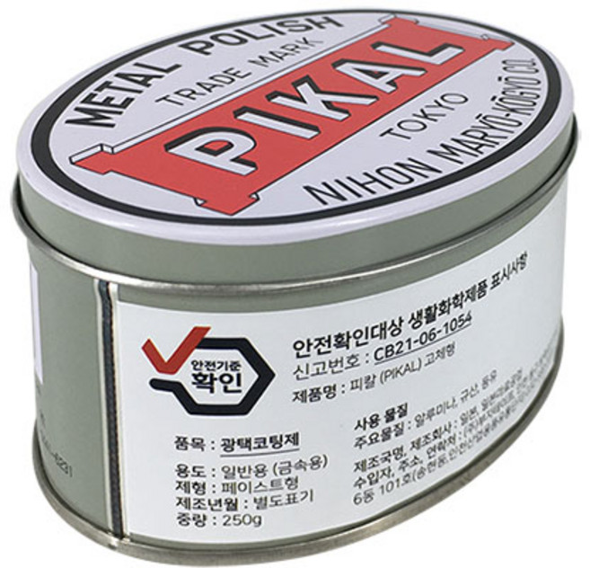 PIKAL 피칼 광택제 고체형 250g, 1개