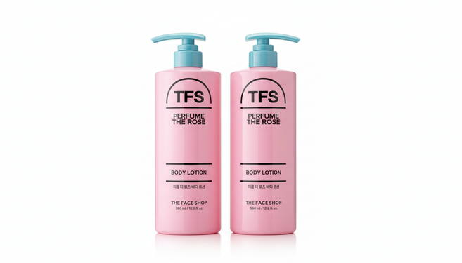 더페이스샵 퍼퓸 더 로즈 바디 로션 380 ml 2개, 380ml