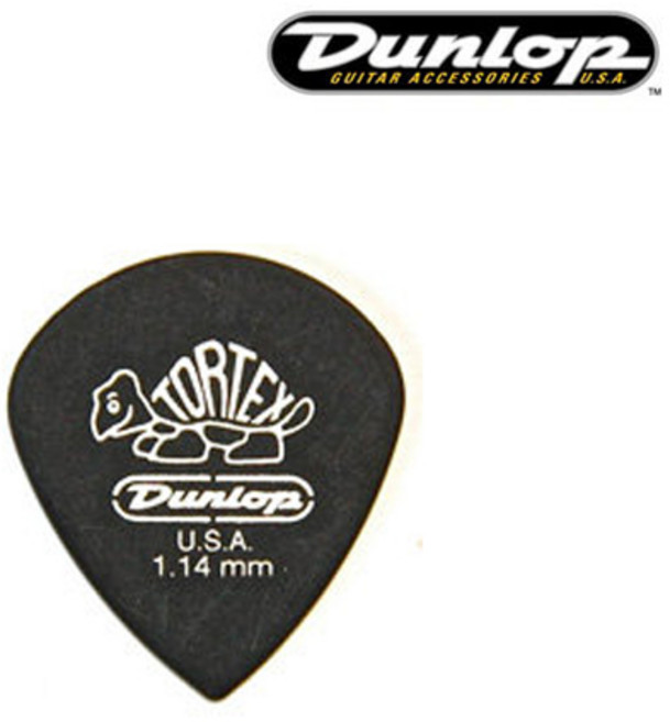 던롭 피크 기타피크 톨텍스 PB 재즈 1.14mm 482R1.14 Tortex PB Jazz Dunlop Pick, 1개
