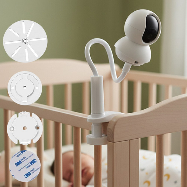 픽커리 전제품 호환 각도조절 집게형 홈캠 거치대, 1개, PK-CAMA0201