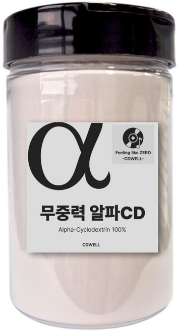 무중력 알파CD 알파씨클로덱스트린 Alpha-Cyclodextrin 대용량 CDWELL, 1개, 200g
