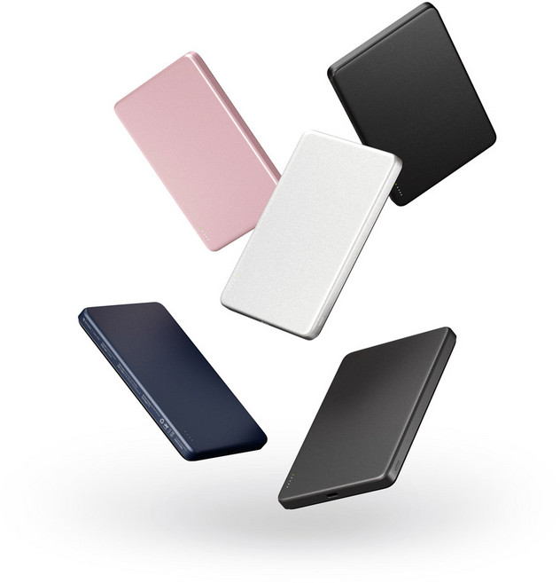 지니비 포켓비 초슬림 맥세이프 PD 유무선 고속 충전 보조배터리 5000mAh C타입, 블라썸 핑크, Gsafe-PB5K