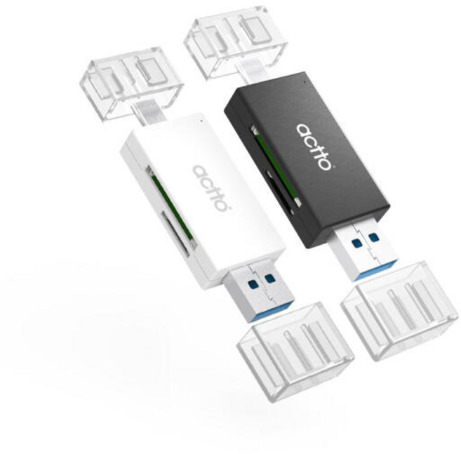 아트박스/엑토 엑토 C타입 USB 3.2 듀얼 OTG 멀티 카드리더기 OTG-10, 본상품선택, OTG-10화이트