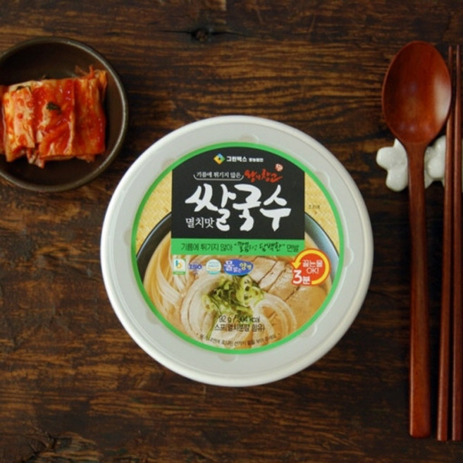 기름에 튀기지 않은 즉석면 쌀국수 92g (멸치맛), 1개