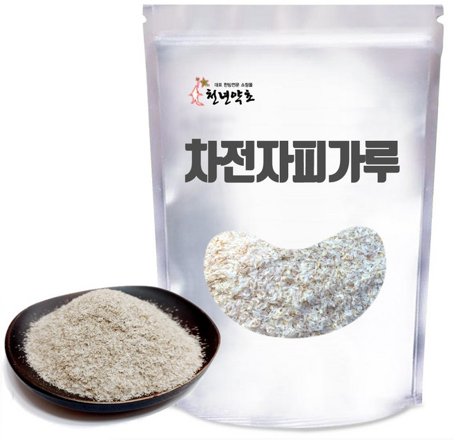 천년약초 쾌변엔 차전자피 가루 식이섬유 300g, 1개