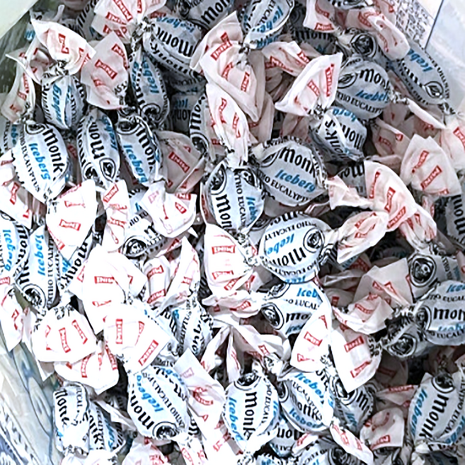 몽스 아이스버그 허브 캔디 대용량 430개입, 430개, 1.16g