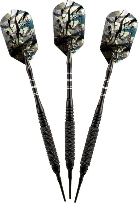 바이퍼 블랙 매직 소프트 팁 다트 18그램, Coarse Knurling