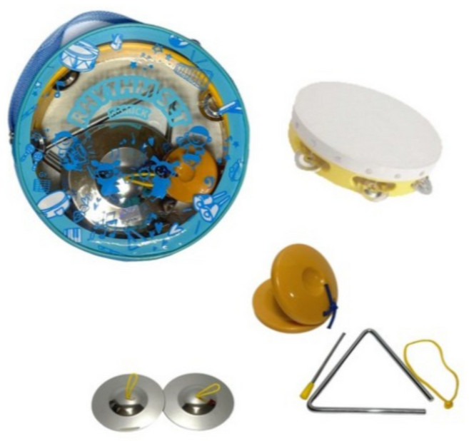 삼익악기 원형 리듬세트 NSR-24B, BLUE (블루), 1세트