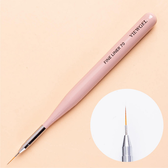 뷰젤 파인 라이너 70호 세필 네일브러쉬, 1개