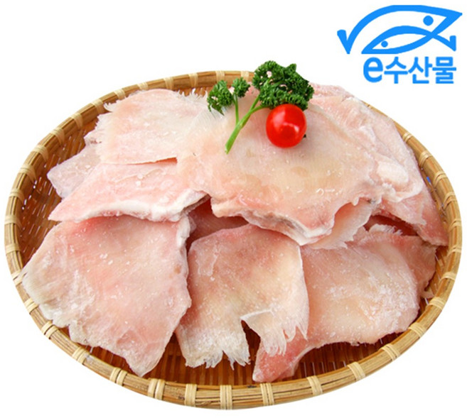 마산어시장 e수산물 냉동가오리살 가오리 날개 손질된 무침용 가오리살 450g 가오리회무침, 1개