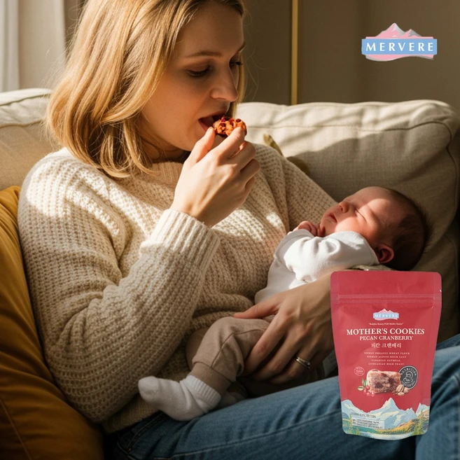 메르베르 특허받은 명품 산모 간식 피칸크랜베리 쿠키, 1개, 120g - 쿠팡