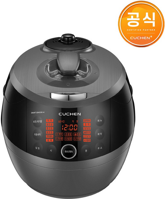 쿠첸 전기압력밥솥 6인용, CRS-FCWK0670D, DARK GRAY