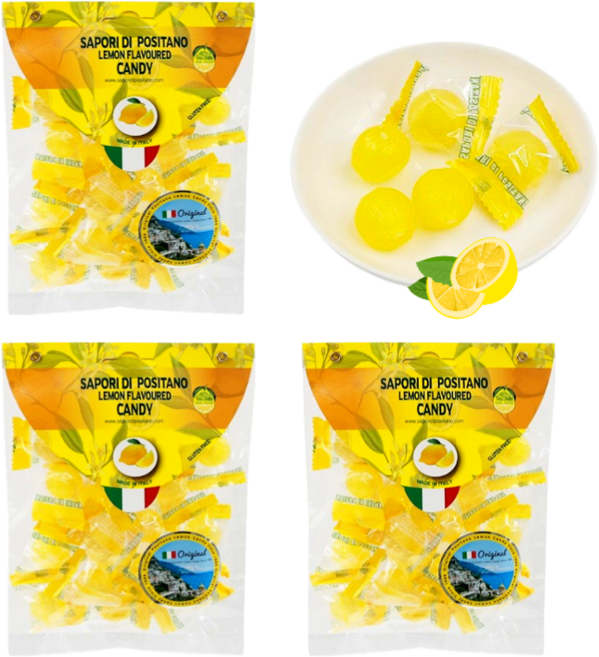 이탈리아 포지타노 레몬사탕 임산부 입덧캔디 졸음사탕, 125g, 3개