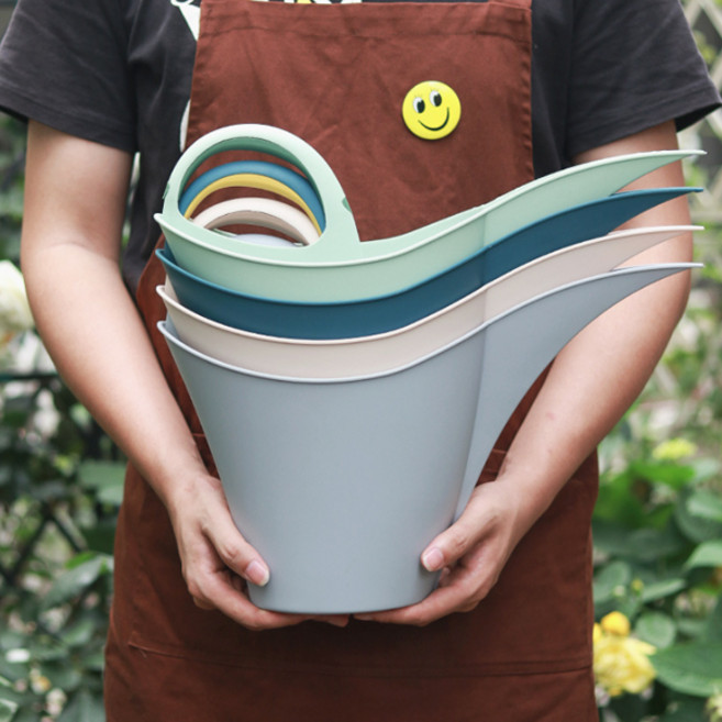 모리앤 입구가 길어 엄청 편리한 2L 대형 롱마우스 컬러 물조리개 4Color, 그레이, 1개