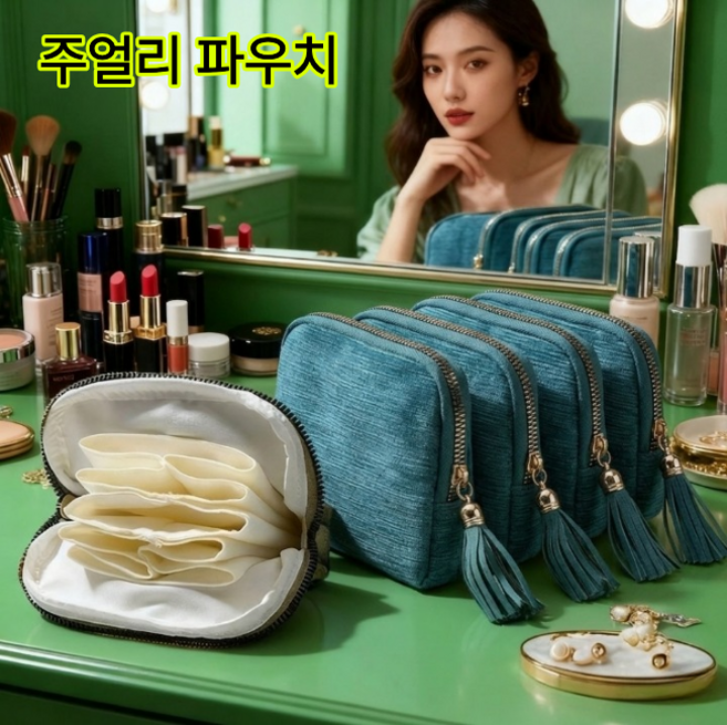 주얼리 파우치 휴대용 악세사리 보관함