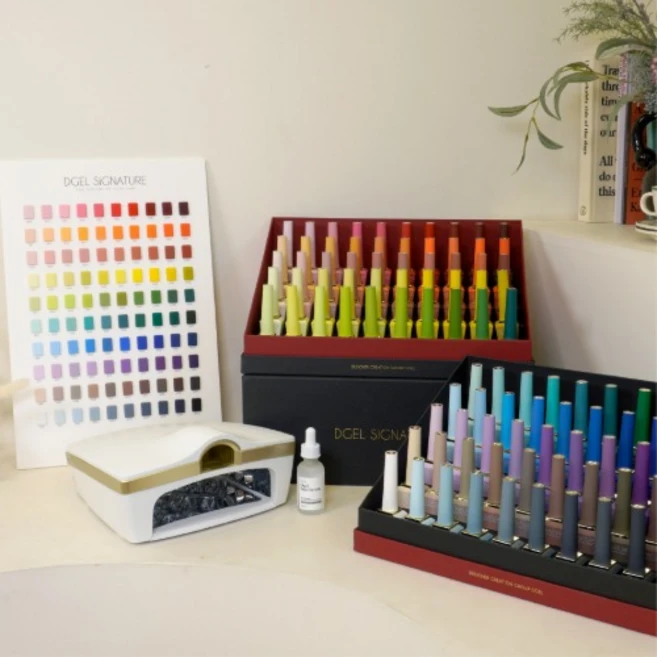 코코 뷰티 디젤 188종 세트 (시그니처 100종+바이뮤즈 40종+오로라퀸 오어 48종), B세트 (188종 컬러 ＋ 램프 1대) - 쿠팡