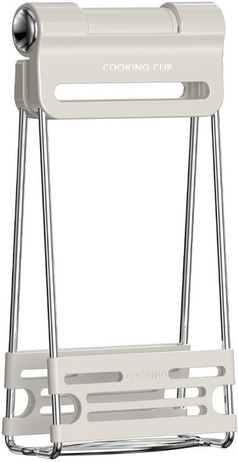 NY STYLE 각도 조절 그릇 냄비 집게, 1개, 화이트